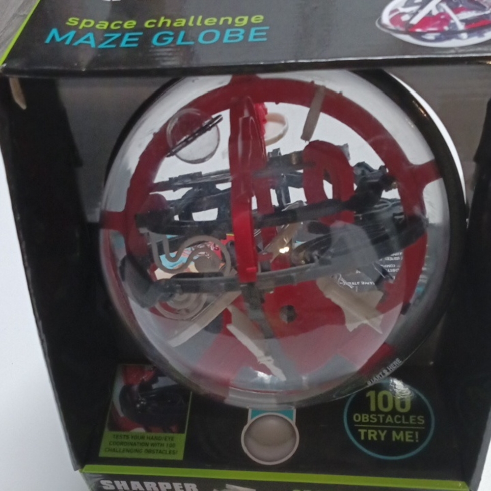 Sharper Image Red Maze Globe